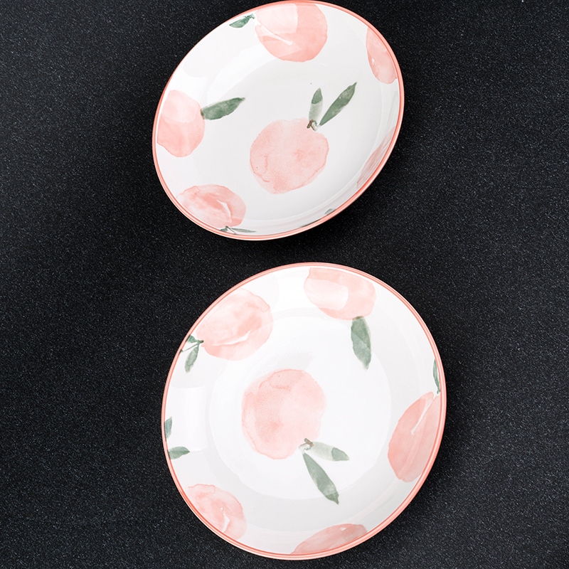 Impreso 8 Pulgadas Ruyi Pan (Peach) 4