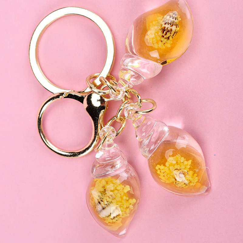 Colgante de Tres Conchas de Cristal 3