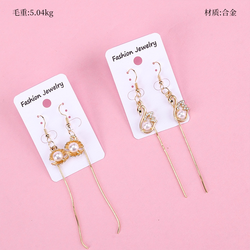 Pendientes de Tatuaje de Moda Larga 2