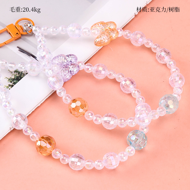 Colgante de Cadena Móvil de Mariposa de Cristal 2