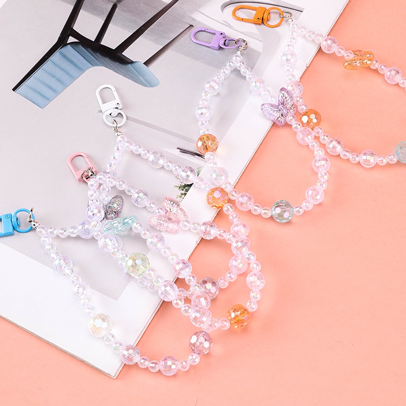 Colgante de Cadena Móvil de Mariposa de Cristal 4
