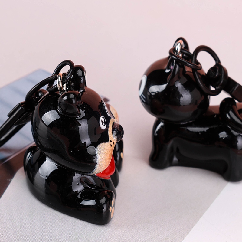 Colgante Animal Negro Tridimensional 4