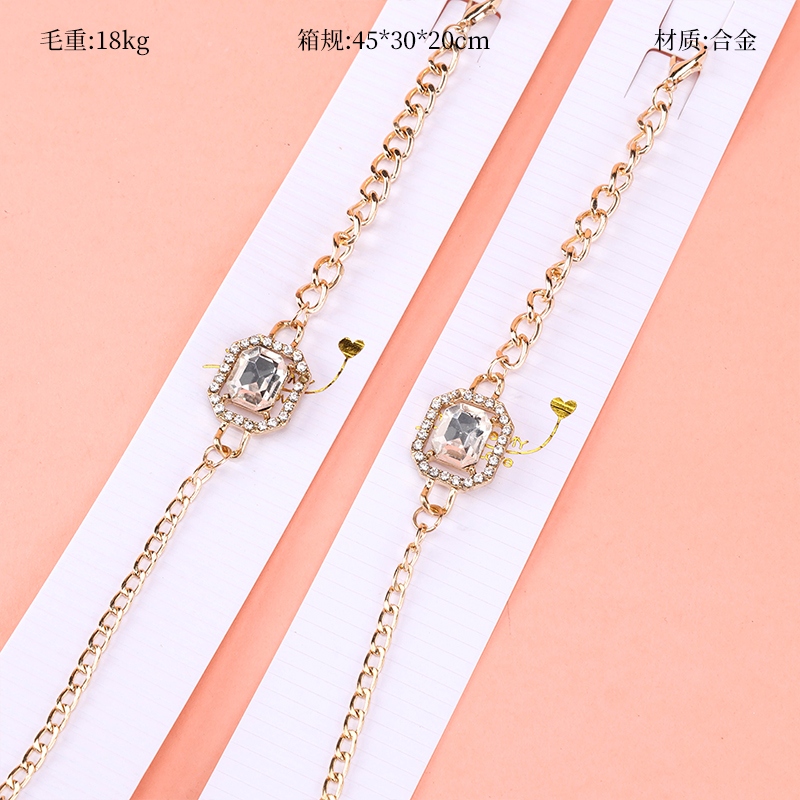 Pulsera de Zircon Cuadrado Simple