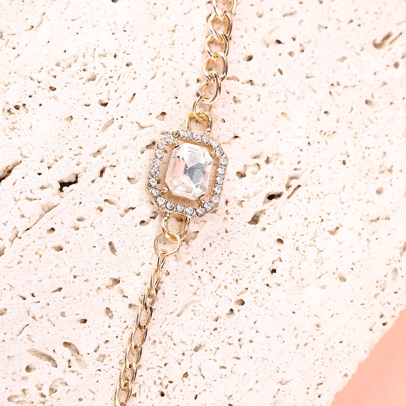 Pulsera de Zircon Cuadrado Simple 3