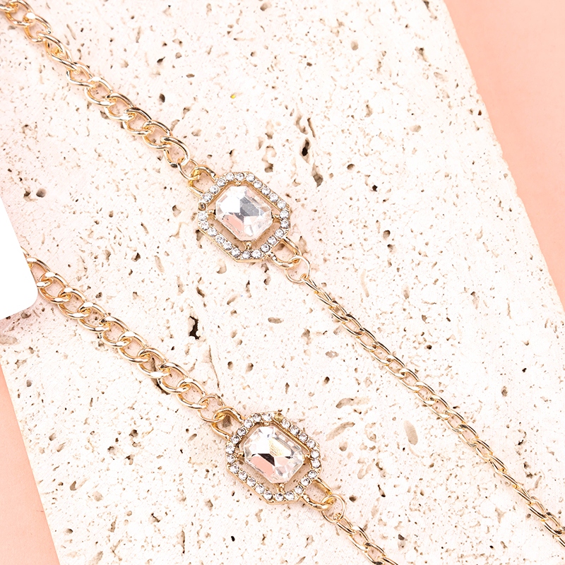 Pulsera de Zircon Cuadrado Simple 4