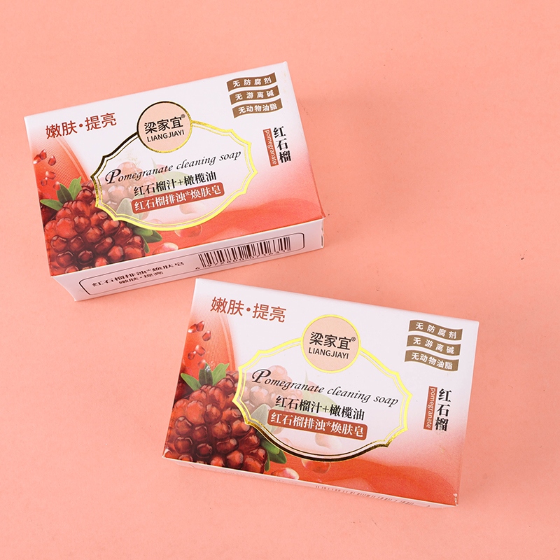 Liang Jiayi Red Pomegranate Skin Rejuvenation Soap (108g) 3