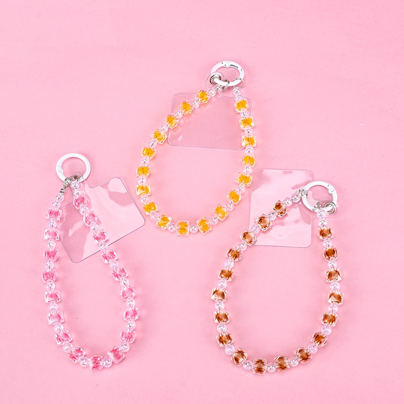 Colgante de Cadena de Teléfono Móvil de Corazón de Azúcar de Heshun Square 4