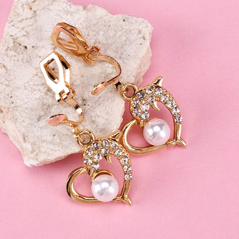Long Pearl Point Drill Ear Clip 3