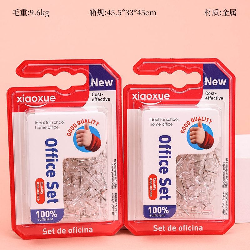 XXWM-A004 Transparente Blanco I-nail 60pcs