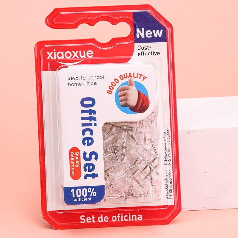 XXWM-A004 Transparente Blanco I-nail 60pcs 3