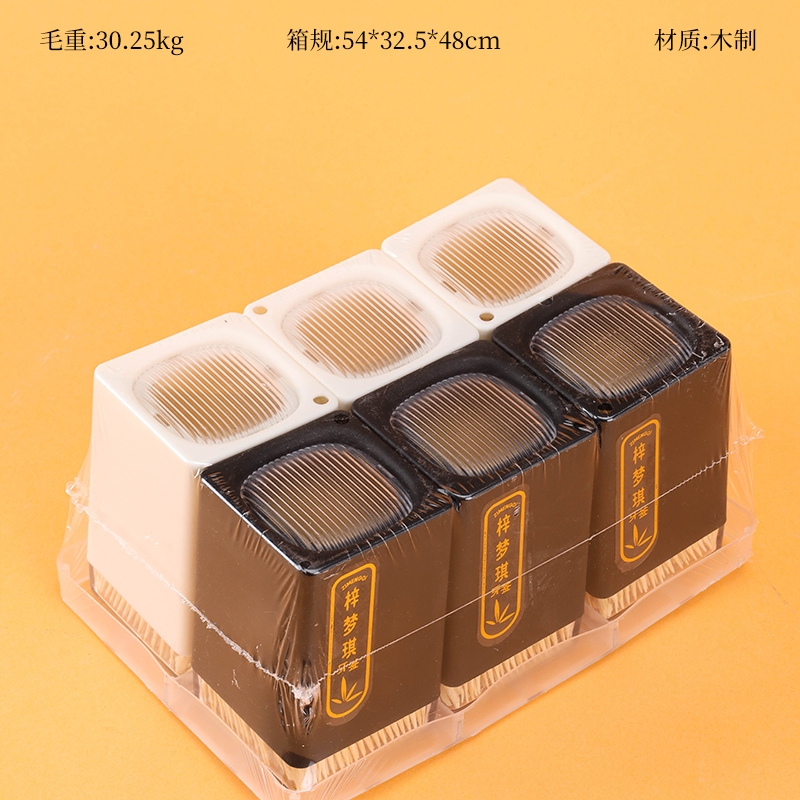 Zi Mengqi -854 Bronzing Square Box Toothpick