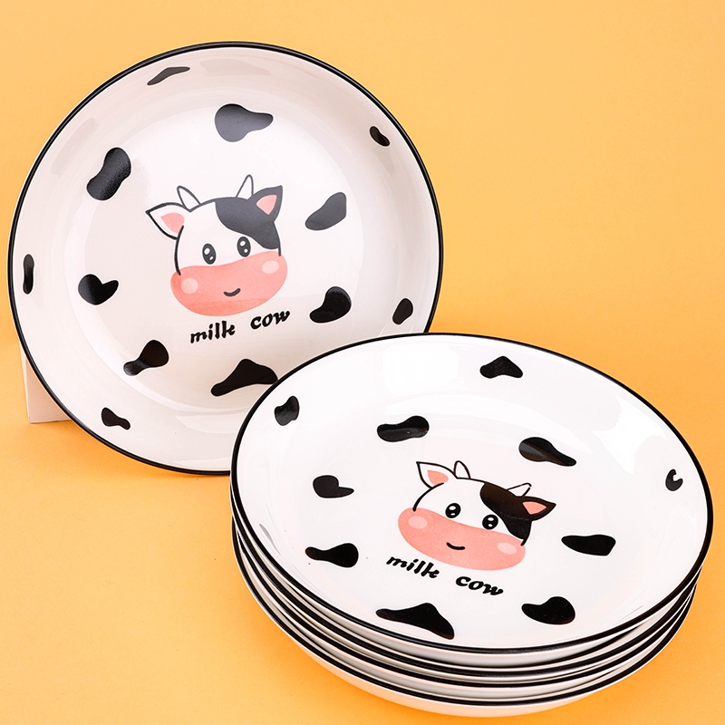 Placa de Dulce de 8 Pulgadas Impresa (Cow) 3