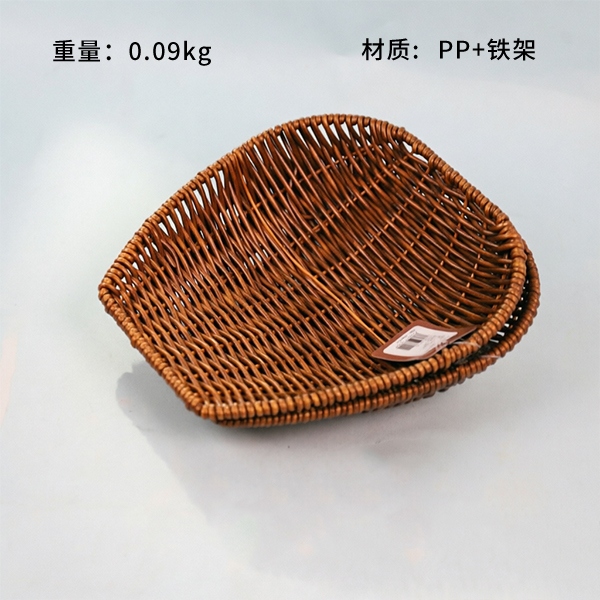 LN141 Imitación Media de Hierro Rattan Dustpan 2