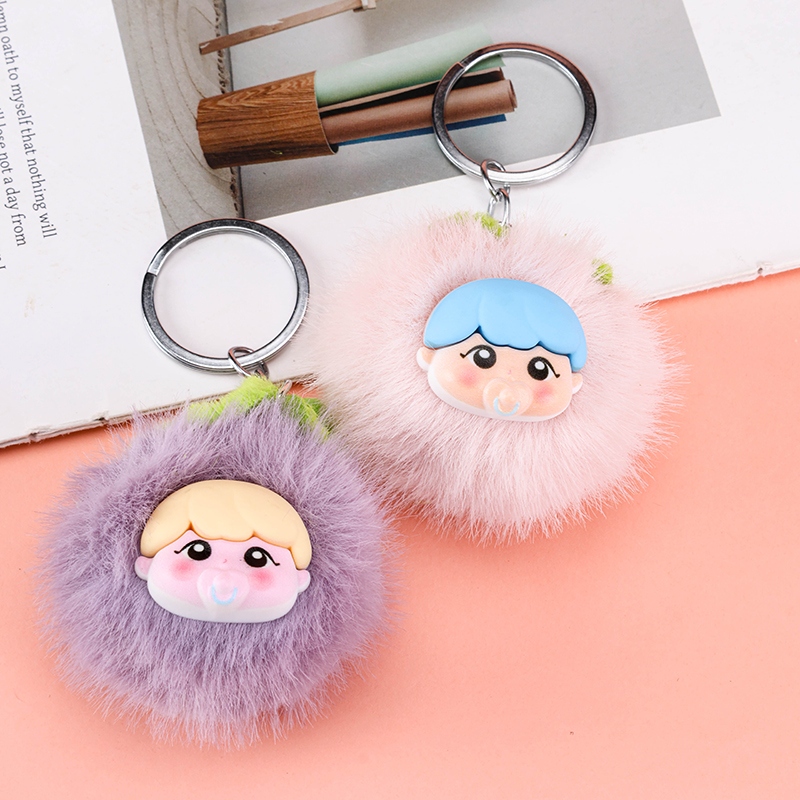 Colgante de Bolas de Piel de Muñeca de Muñeca 3