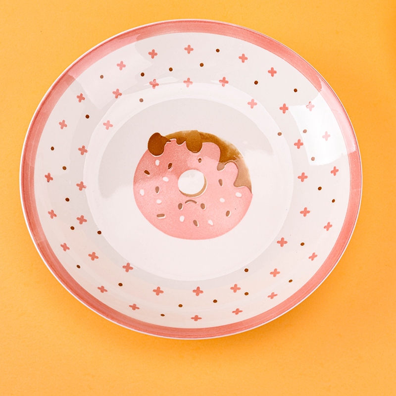 Placa de Fruta de 8 Pulgadas de Yongfeng (Donut) 3
