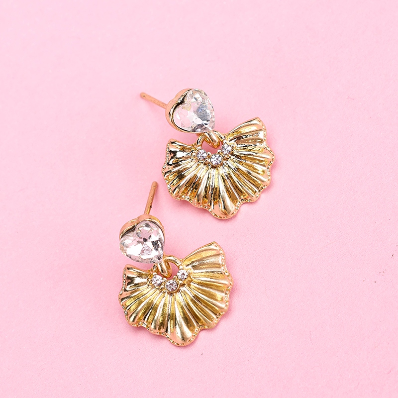 Nuevos Pendientes de Flores de Oro de Zircon 3