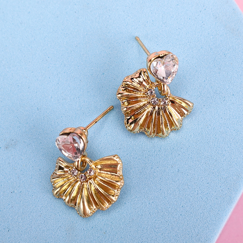 Nuevos Pendientes de Flores de Oro de Zircon 4