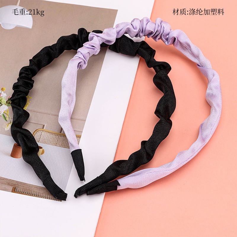 New Satin Pleated Head Buckle 2