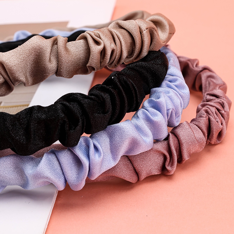 New Satin Pleated Head Buckle 4
