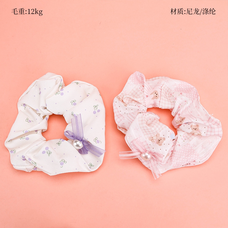 Caja de Perlas Bowknot Accesorios Bowel Ring