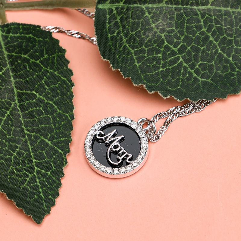 Collar Colgante de Aceite de Gota Redonda 4