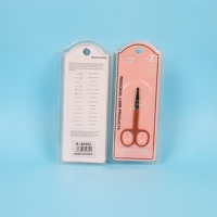 K-50352 Tijeras de Pelo de Nariz de Oro Rosa 4