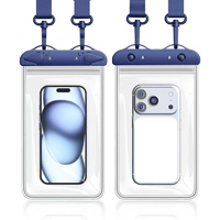 Cuatro Lados Doble Bolsa de Teléfono Móvil Impermeable 4