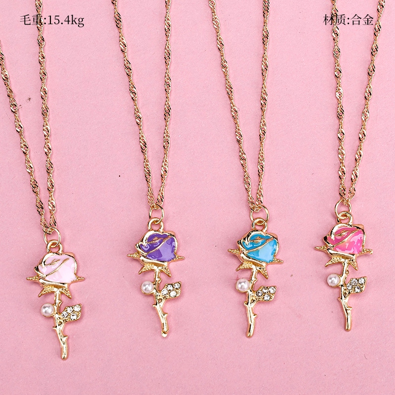Nuevo Collar de Perlas de Rhinestone 2