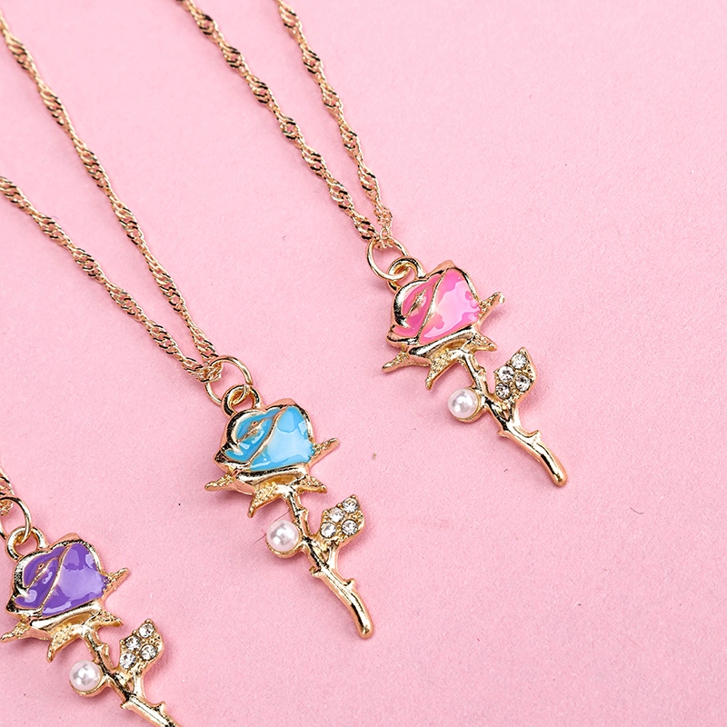 Nuevo Collar de Perlas de Rhinestone 3