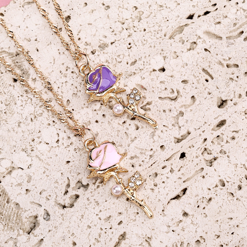 Nuevo Collar de Perlas de Rhinestone 4