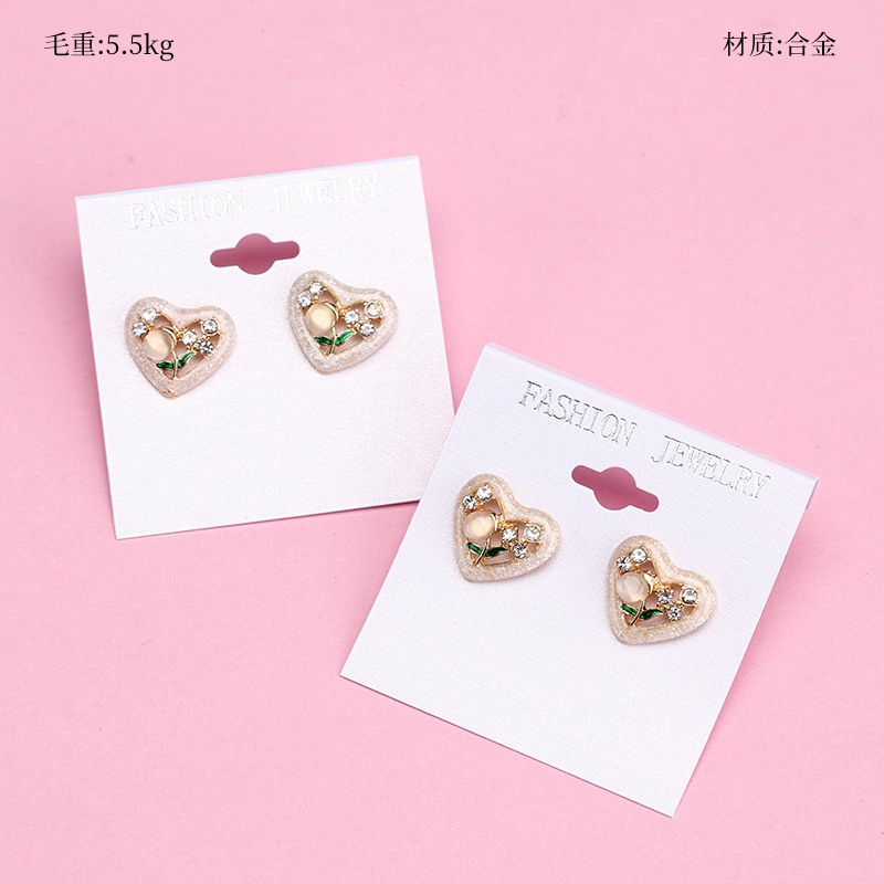 Pendientes de Tulipa de Diamante
