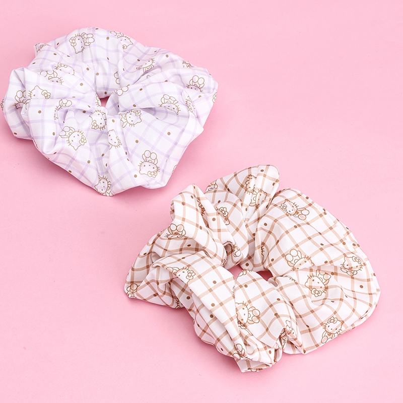 Wave Dot Plaid KT Cat Bowel Circle 3