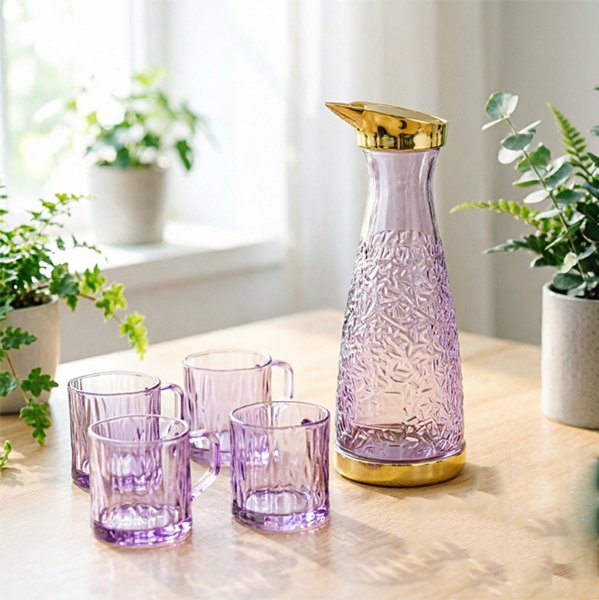 Huaiman King Glass Cold Water Bottle Five-piece SET 3