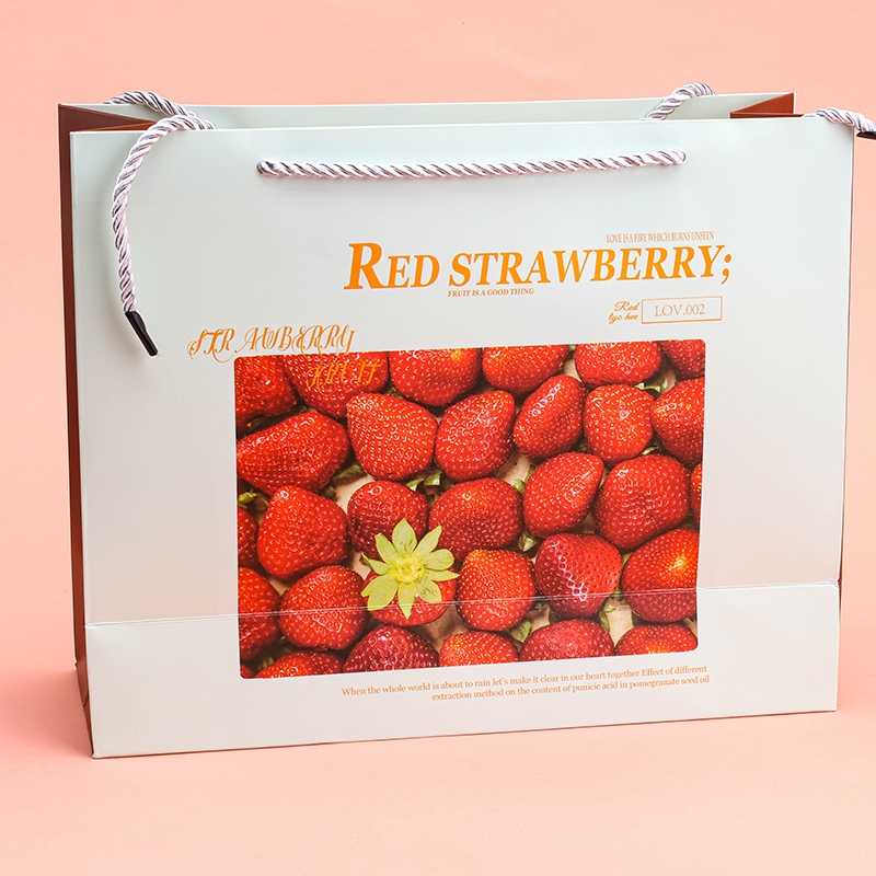 HH823-53 Gran Bolsa de Regalo Horizontal de Fruta (32*11*25.5) 3