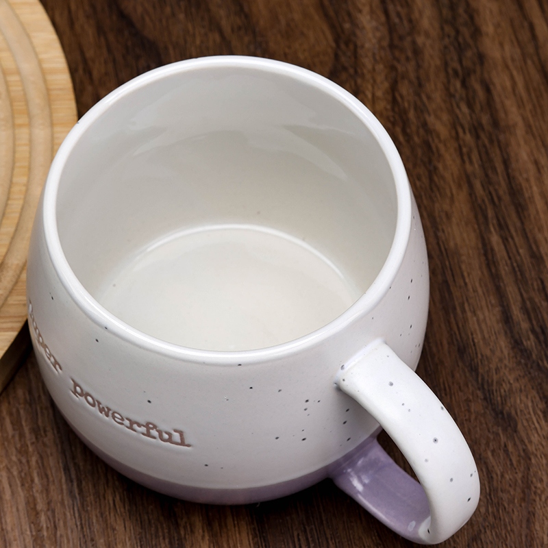 C8171 Taza de Cerámica Esférica (Color Al Azar) 4
