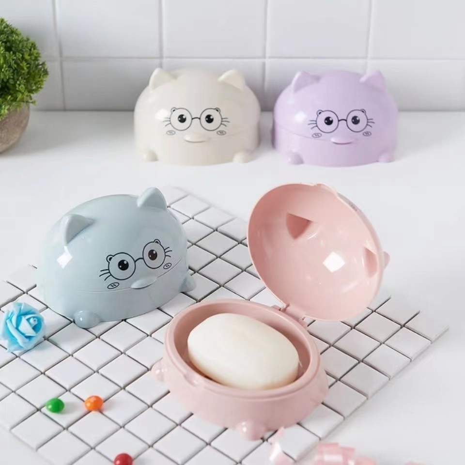 0797 Little Cat Covered Soap Dish 2