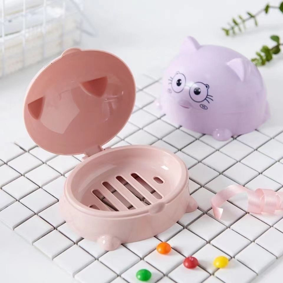 0797 Little Cat Covered Soap Dish 4