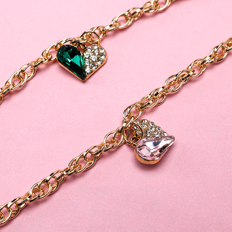 Pulsera Doble Corazón de Duraz 3