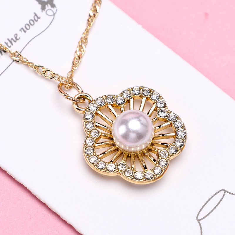 Collar de Agua de Girasol de Perlas 4