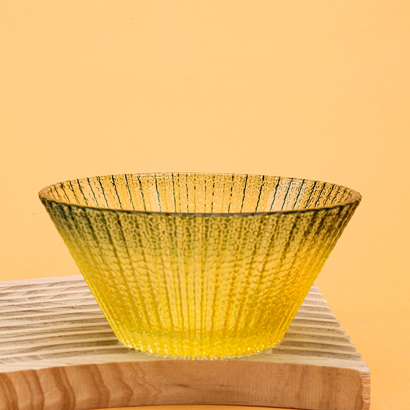 Juxin Bambú Hat Glass Bowl (Color Elegante) 3