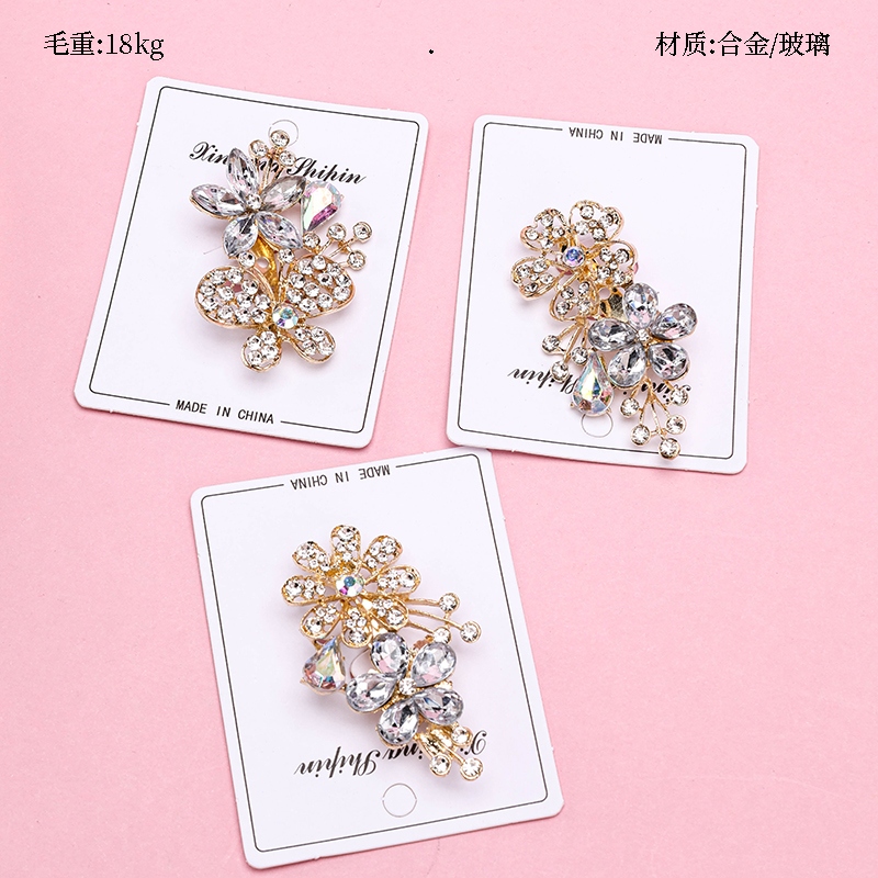 Broche de Flores de Zircon 2