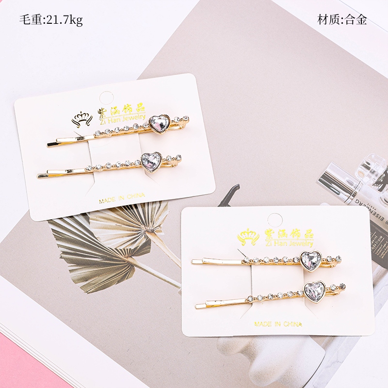 Pocket Zircon Heart Clip 2