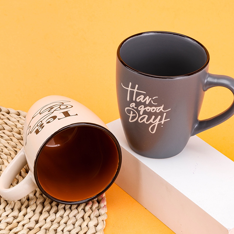 H-1 Taza de Cerámica Pintada a Mano (Color Al Azar) 3