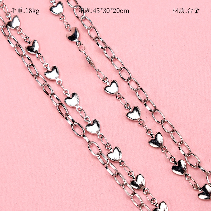 Nueva Pulsera de Corazón de Melocotón Doble 2