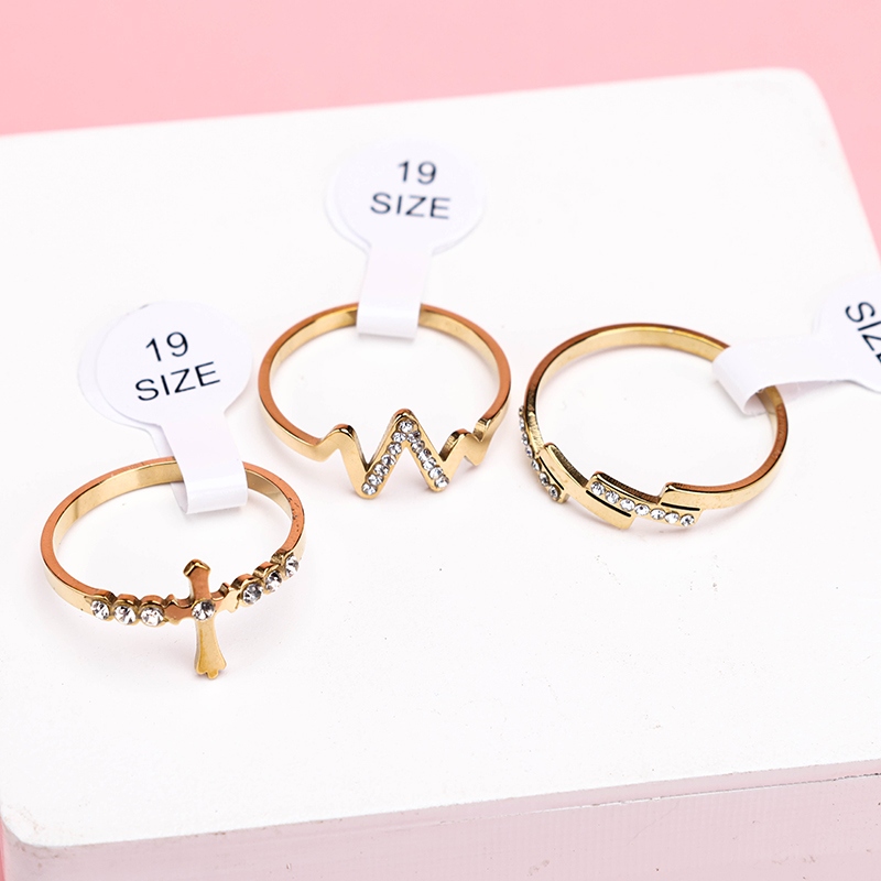 Nuevo Anillo de Modelado de Diamante Simple 3