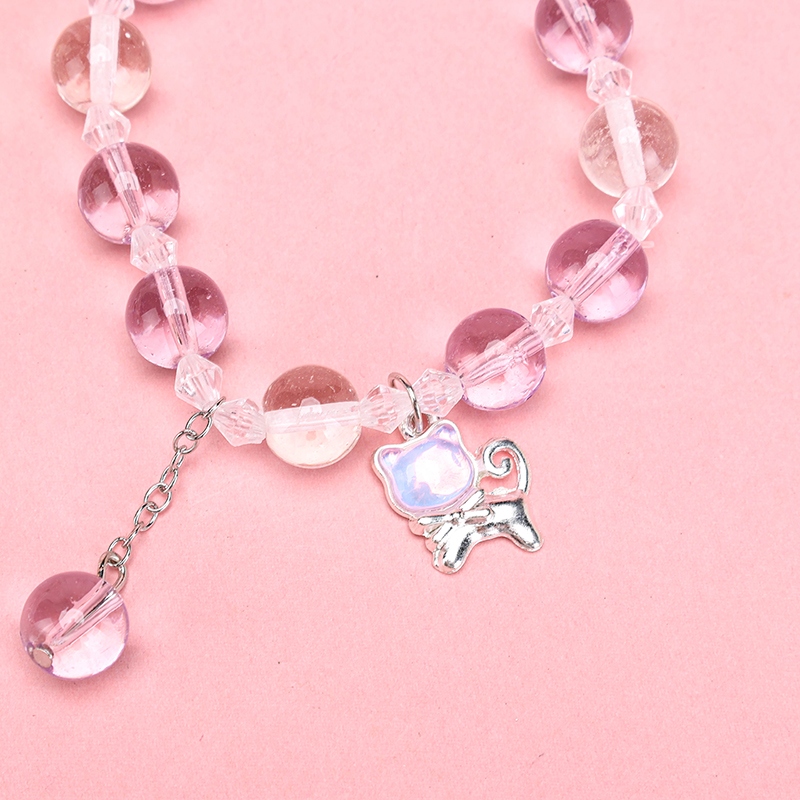 Pulsera Colgante de Gato Colorido 4
