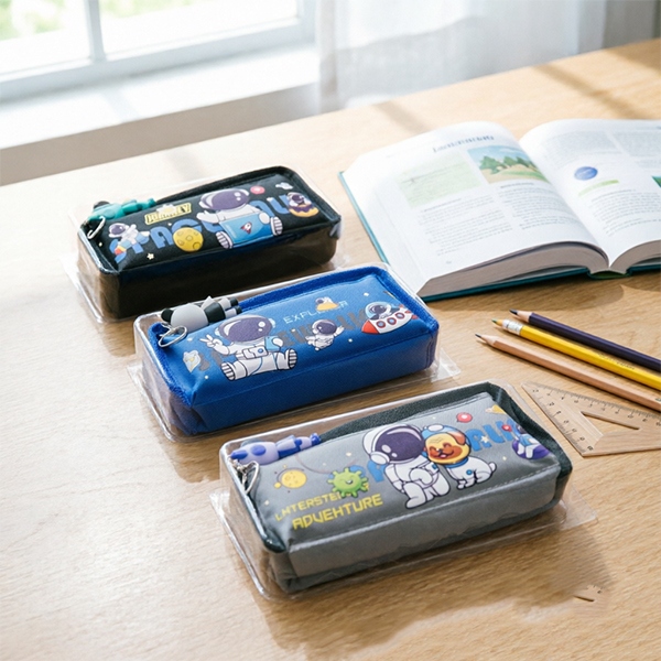 * 7315 Funda de Lápiz Astronauta Con Colgante 3
