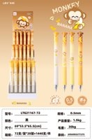 LTG21167-72 Monkey Focus Gel Pen-rack 2