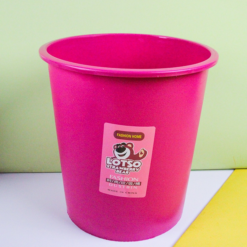 Mingsheng 3088 Strawberry Bear Trash Can 2