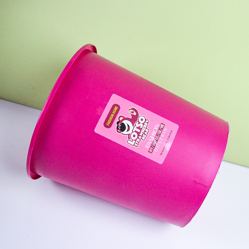 Mingsheng 3088 Strawberry Bear Trash Can 3